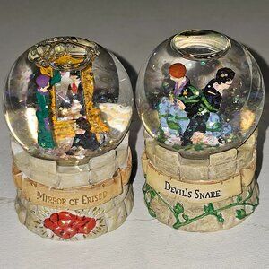 Hallmark 2000 Harry Potter Challenge 2 and 6 Mini Snow Globes